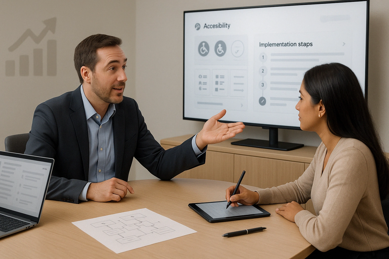 Adviesgesprek & Begeleiding - Process step illustration